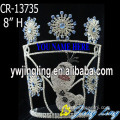 Coronas de desfile de Navidad copo de nieve azul por mayor